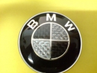 EMBLEMA FIBRA DE CARBONO REAL BMW NEGRO VOLANTE 45MM - mejor precio | unprecio.es