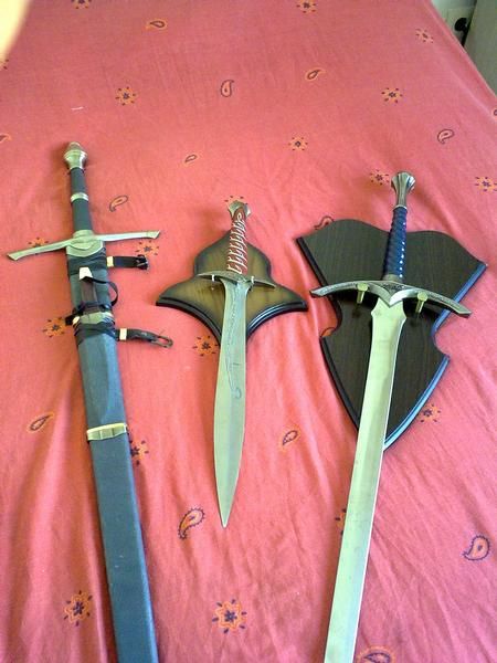 3 Espadas del Señor de los Anillos