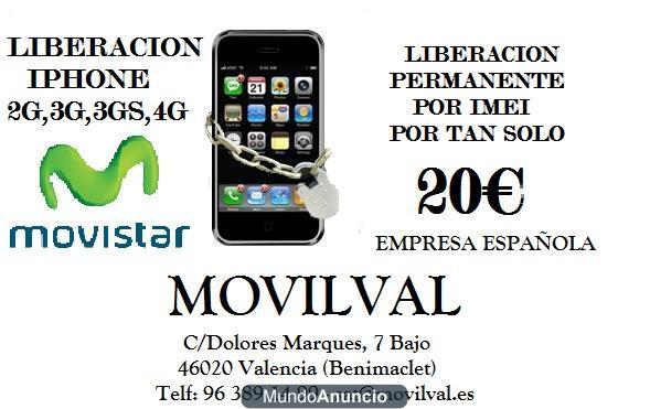 LIBERAR MOVILES VALENCIA