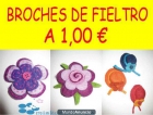 BROCHES DE FIELTRO: FLORES, ANIMALES. . . . - mejor precio | unprecio.es