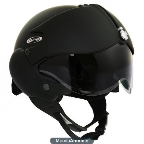 casco gpa aircraft negro mate