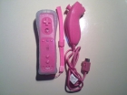 Mando Wii ROSA con Motion Plus incluido + Nunchuk - mejor precio | unprecio.es