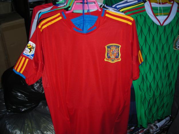 Equipacion selección española Mundial Sudafrica