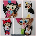 muñecas de fieltro personalizadas, maestra, cocinera, enfermera... - mejor precio | unprecio.es