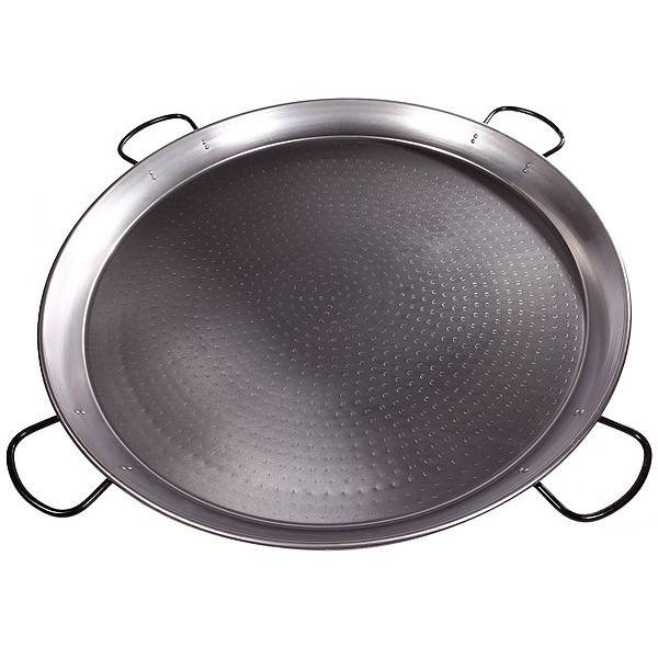 Paellas Grandes  de acero pulido de  115 cm