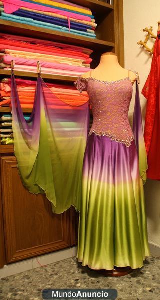 Vestidos de baile deportivo y salon