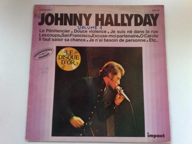5 LPs Johnny Hallyday