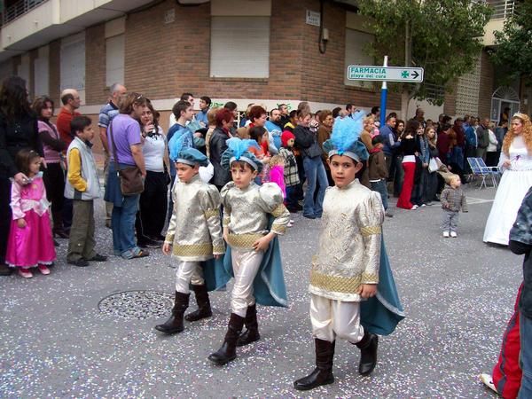 Trajes de carnaval de segunda mano.