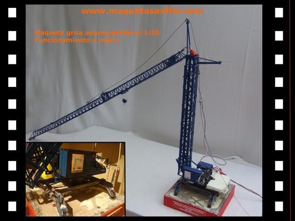 maquetas de gruas