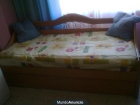 vendo \"cama sofa\" en madera abeto con forja decorativa - mejor precio | unprecio.es