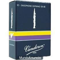 CAJA DE 10 CAÑAS VANDOREN PARA SAXO SOPRANO SIb-Bb