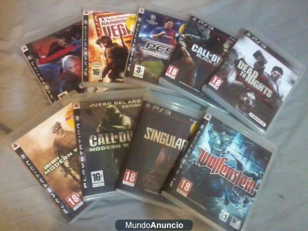 9 JUEGOS DE PS3