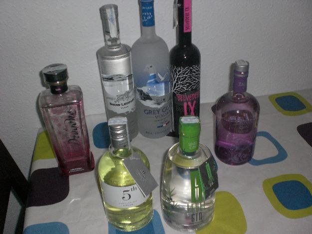 botellas alcogol lote