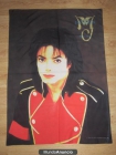 poster bandera en tela de michael jackson 76 110 cm rara - mejor precio | unprecio.es