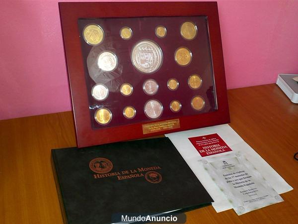 SE VENDE COLECCIÓN MONEDAS -HISTORIA DE LA MONEDA ESPAÑOLA