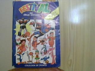 vendo album cromos( festival de dibujos animados)en el interior un especial de waly disney