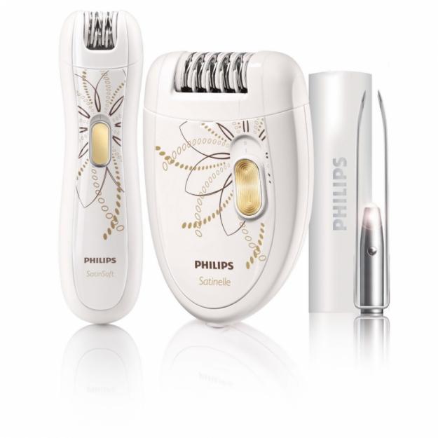 Set 2 Depiladoras Philips Hp-6540/00 + Pinzas con Luz Total Body