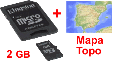 Comprar-Oferta Mapas Topográficos de España para GPS Garmin EDGE 800