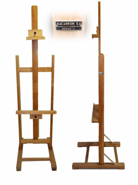 Caballete de estudio de pintura marca: Macarrón S.A.