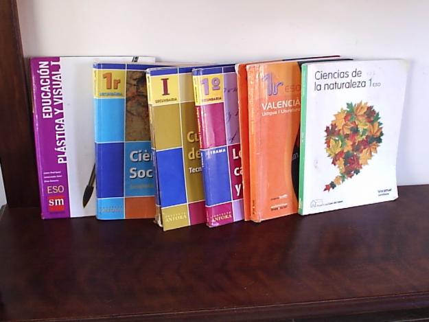 LIBROS DE TEXTO DE 1º  Y 2º  ESO