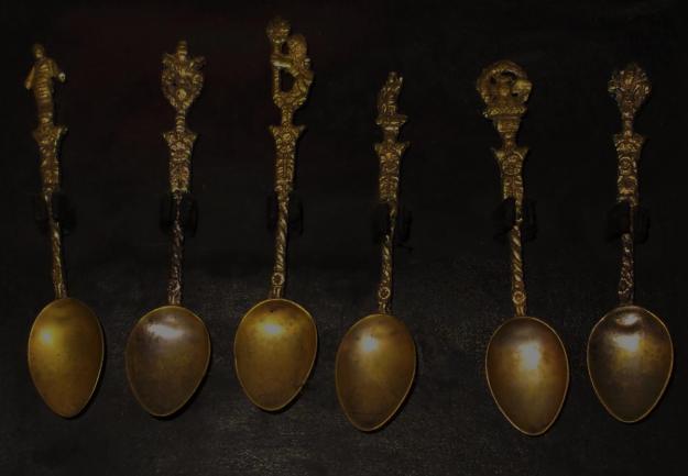 cucharitas de té piezas únicas siglo xix