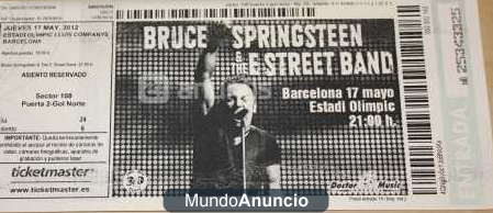 entrada BRUCE SPRINGSTEEN