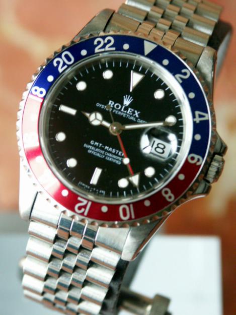 Rolex GMT Pepsi style Bezel on Jubilee Bracelet