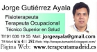 Fisioterapeuta y Terapeuta Ocupacional en consulta y domicilio - mejor precio | unprecio.es