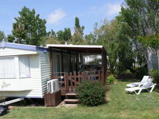 Mobilhome : 4/6 personas - piscina - vias plage  herault  languedoc-rosellon  francia