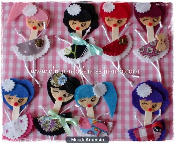 muñecas de fieltro a 2 y 3 euros