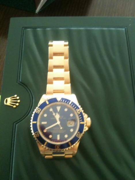 ROLEX SUBMARINER DE ORO