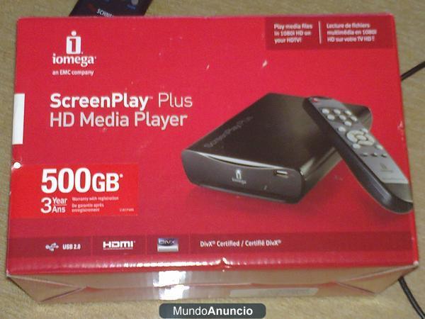 se vende disco duro para tv iomega de 500 gb