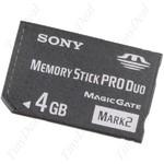 memory stick pro duo 4g sony
