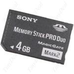memory stick pro duo 4g sony