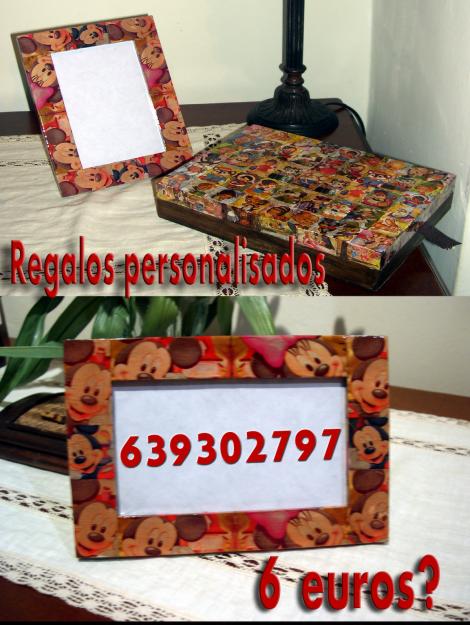 REGALOS COMUNIONES Y CUMPLEAÑOS A SOLO 6 E