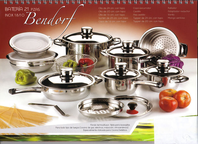 BATERIA COCINA 21PZ BENDORF ALTA CALIDAD