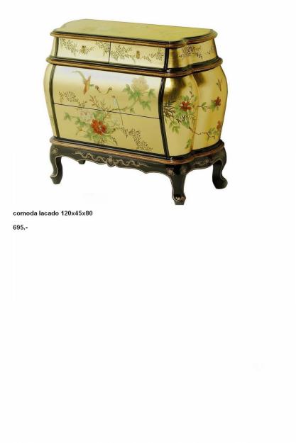 biombo comoda jarron espejo mesa armario estilo louis XV napoleon barroco pintado a mano