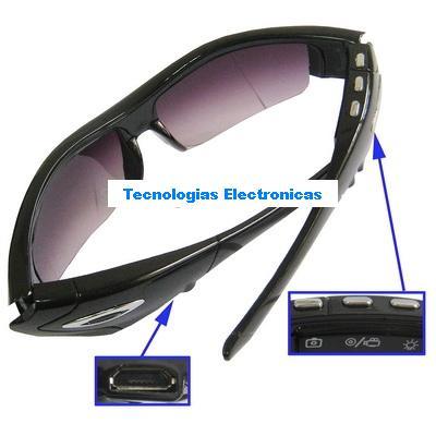 GAFAS ESPIA 640 X 480 VIDEO CAMARA CON 4 GB.