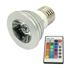 Bombilla LED 3w duncion multicolor con mando a distancia - mejor precio | unprecio.es