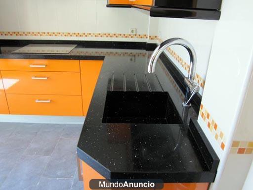 Encimeras baratas de silestone, compac, granito en barcelona