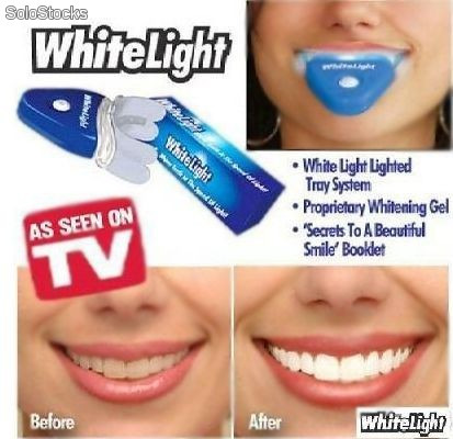 Blanqueador de dientes dental white light aNUNCIADO EN TV