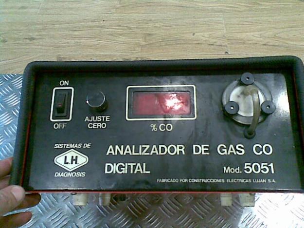 Analizador de gas para coches