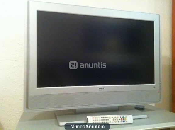 vendo televisor oki de 32 tdt incorporado gris