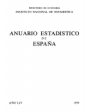 ANUARIO ESTADÍSTICO DE ESPAÑA.- ---  Presidencia del Gobierno, Instituto Nacional de Estadística, 1963, Nueva York.