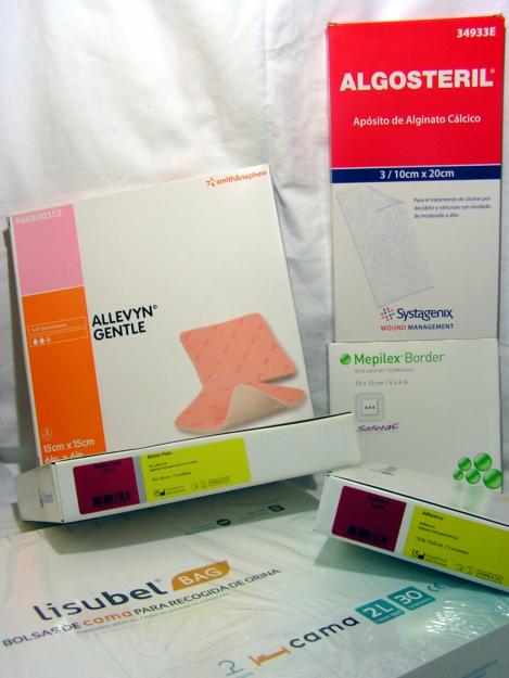 Lote de material para curas