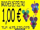 FIELTRO BROCHES A 1 € - mejor precio | unprecio.es