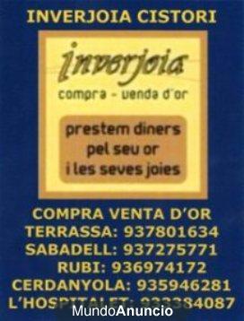 INVERJOIA CISTORI COMPRA D’OR PRECIO SEGÚN COTIZACION DIARIA