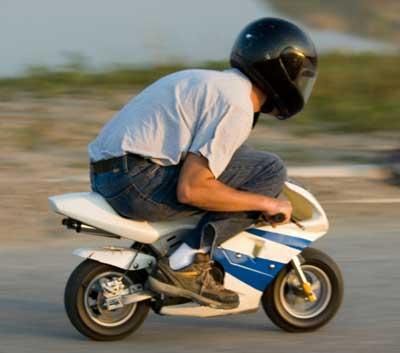 mini moto de gasolina ideal para niños o mayores.