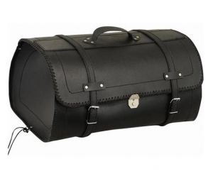BAUL TRASERO DE CUERO PARA 2 CASCOS DE