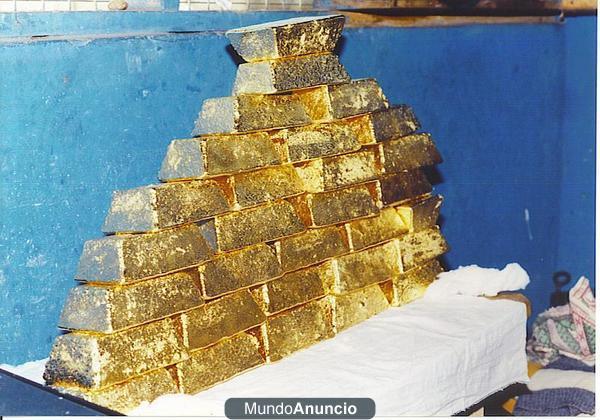 Comprar oro en bruto desde Ghana, África Segundo mayor productor de oro.